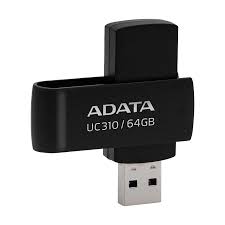 ADATA 64GB PENDRIVE UC310 BLACK USB 3.2 MOBILE DISK