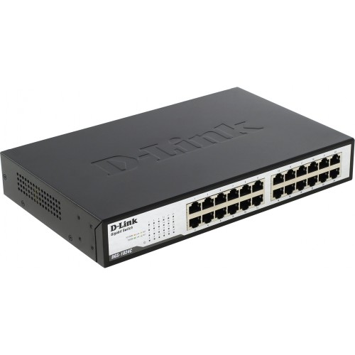 D-Link DES-1024C 24 Port 10/100 Unmanaged Rack Mount Switch