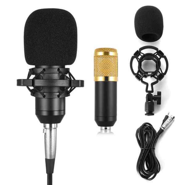 BM800 Microphone - High Performance Condenser Microphone for YouTube Studio