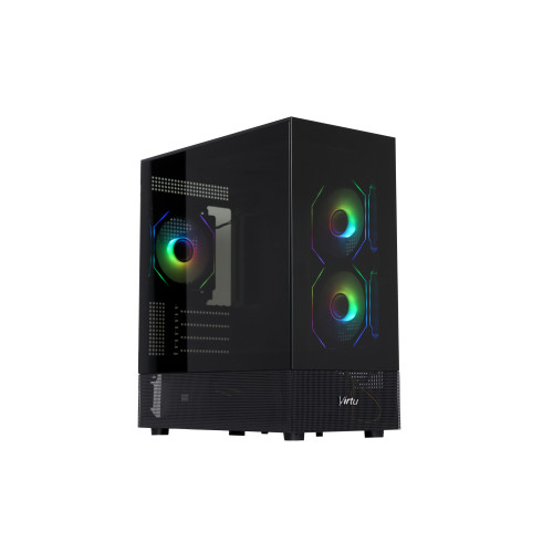 Virtu H50W Black Gold Gaming Case