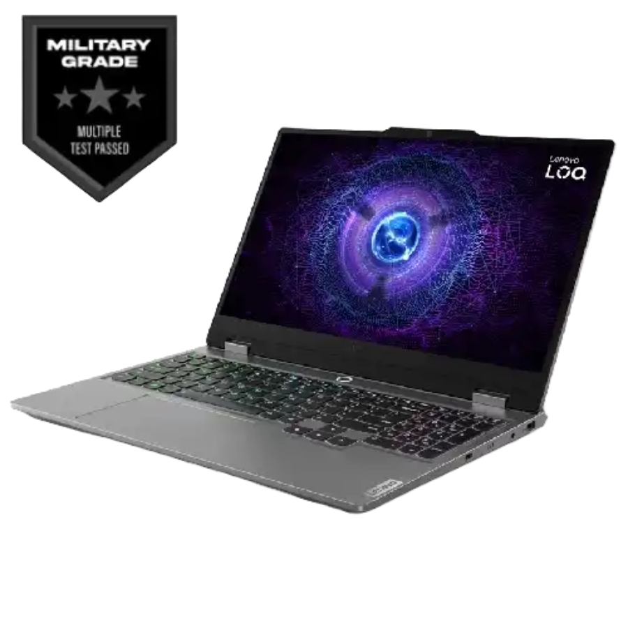 LENOVO LOQ 15IRX9 (83DV00V0LK) INTEL CORE i7-13650HX, 16GB DDR5, 1TB SSD, RTX 4050 6GB, 15.6 INCH FHD, IPS 144Hz, WIN 11, LUNA GREY LAPTOP