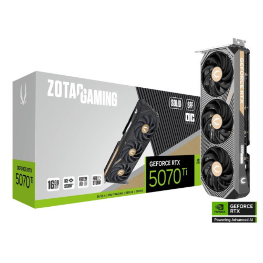 ZOTAC RTX 5070TI SOLID SFF OC 16GB PCI EXPRESS CARD