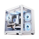GOLDEN FIELD SEAVIEW M360 WHITE M-ATX GAMING CASE ARGB FAN TEMPERED GLASS